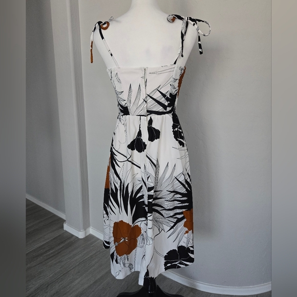 Vintage 60s McInerny Hawaiian Sun Dress by Sidney Tie Spaghetti Strap Sz XS - Picture 11 of 12